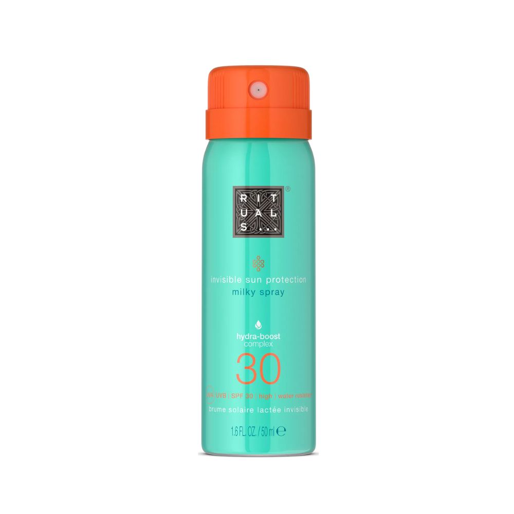 The Ritual of Karma Sun Protection Milky Spray SPF 30 50ml in case of 24