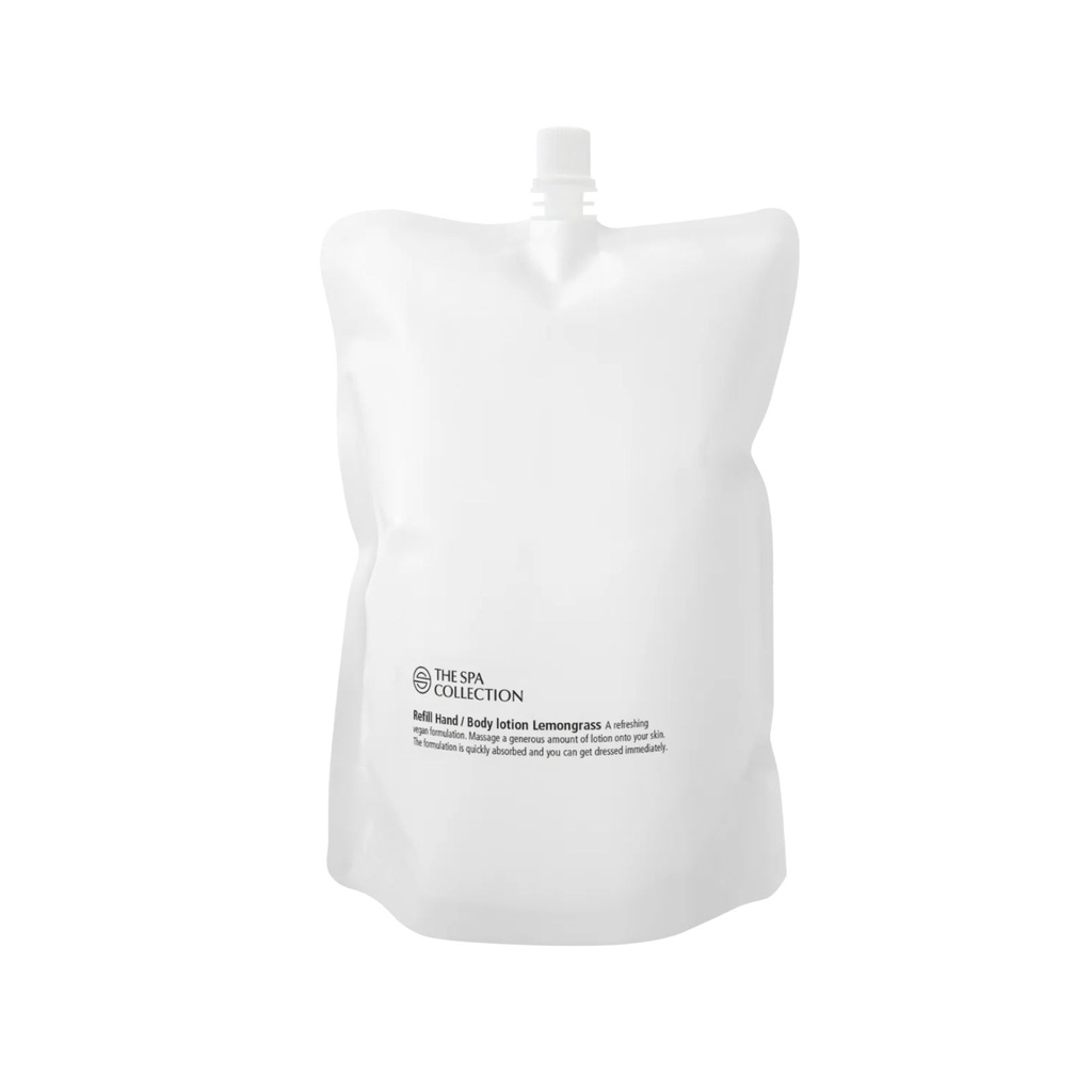 Lemongrass hand / body lotion - 1 liter refill sachet in case of 12