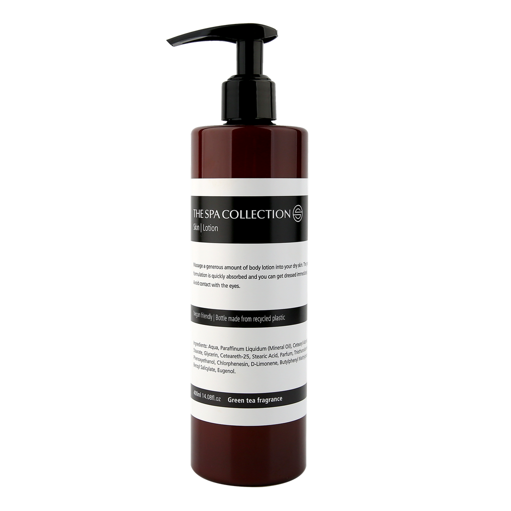 Skin lotion - The Spa Collection Green Tea 400ml recycled pumpbottle in case of 24