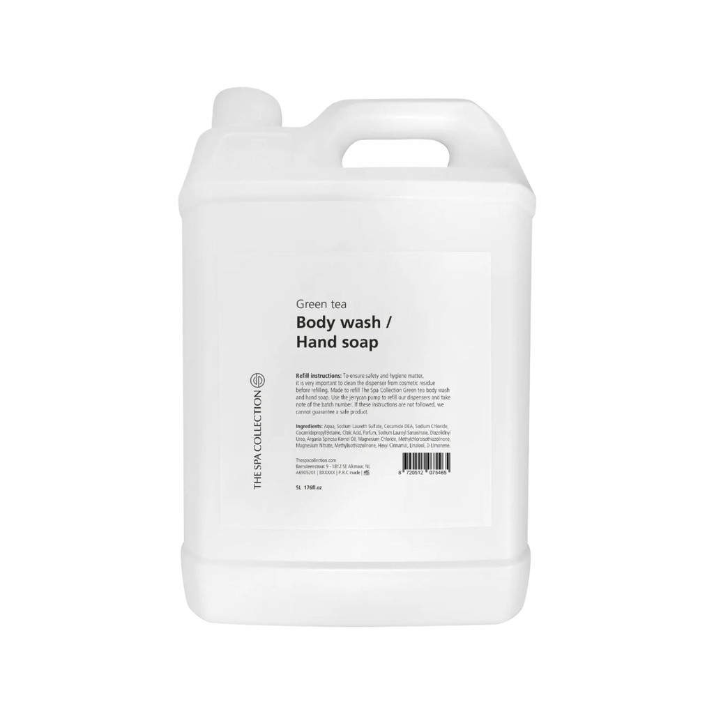 Green tea body wash/hand soap - 5 liter jerrycan in case of 2