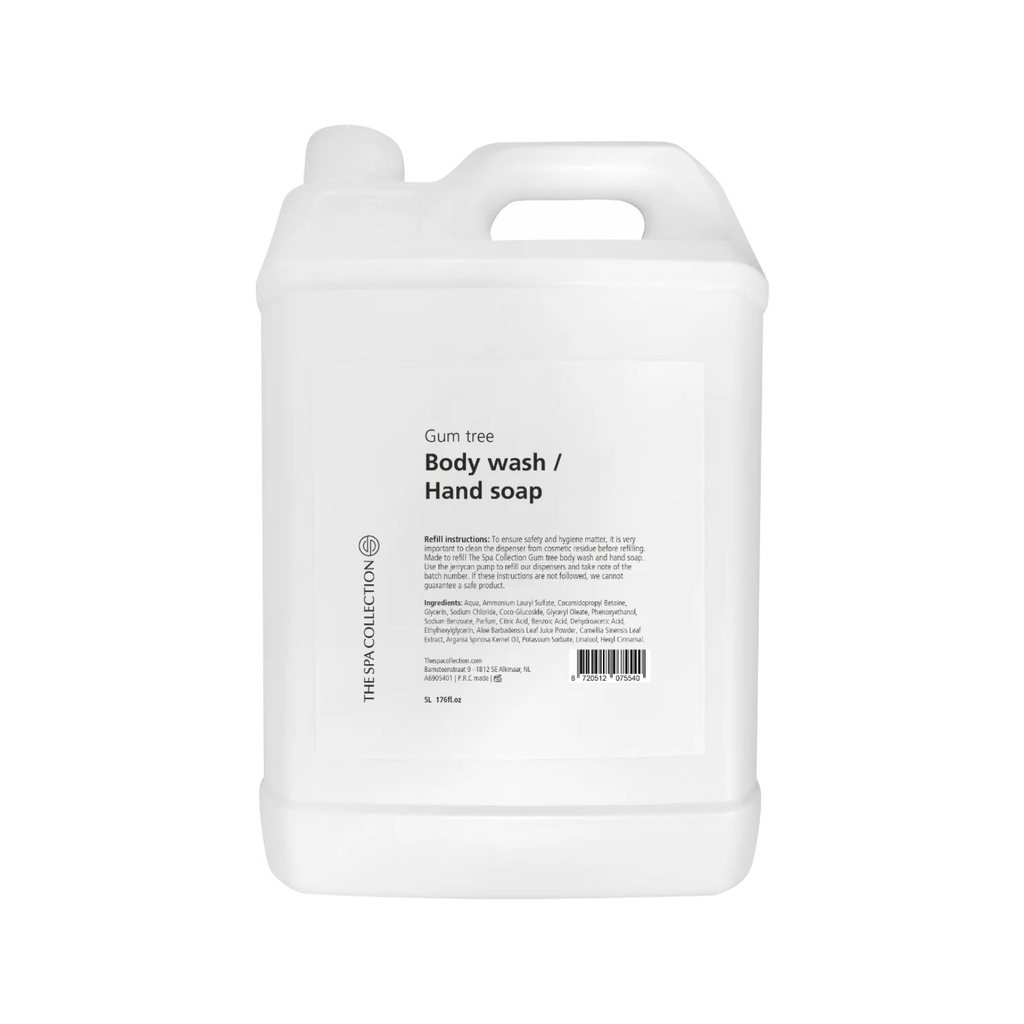 Gum tree body wash/hand soap - 5 liter jerrycan in case of 2