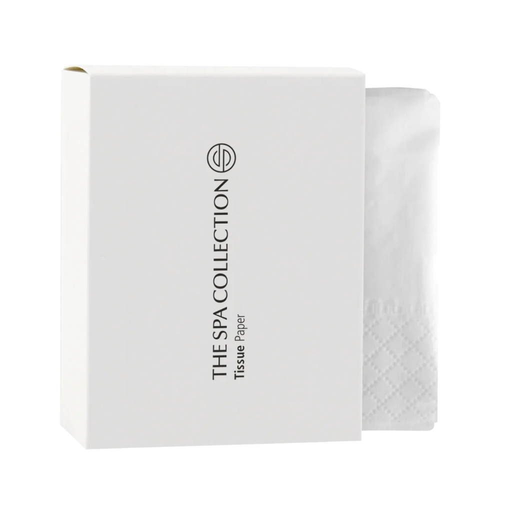 Tissue in paper box - The Spa Collection in case of 100