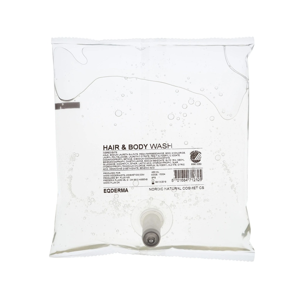 Hair and body wash pouch - The Spa Collection cube dispenser in case of 12