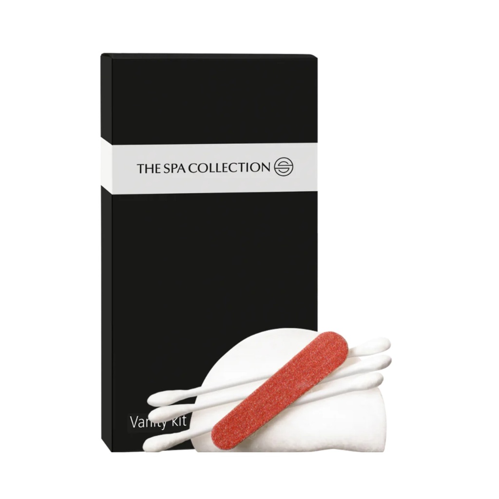 Vanity kit in black paper box - The Spa Collection in case of 500