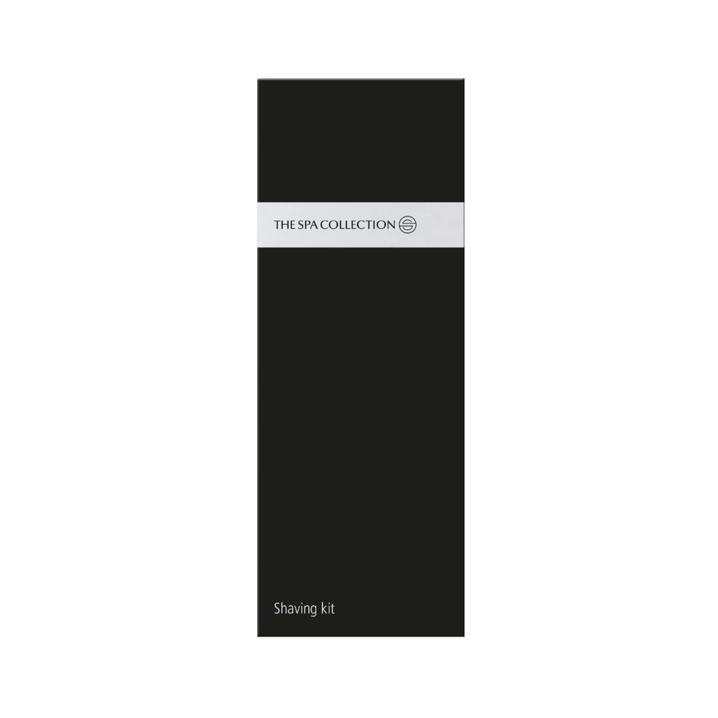 Shaving set in black paper box - The Spa Collection in case of 250