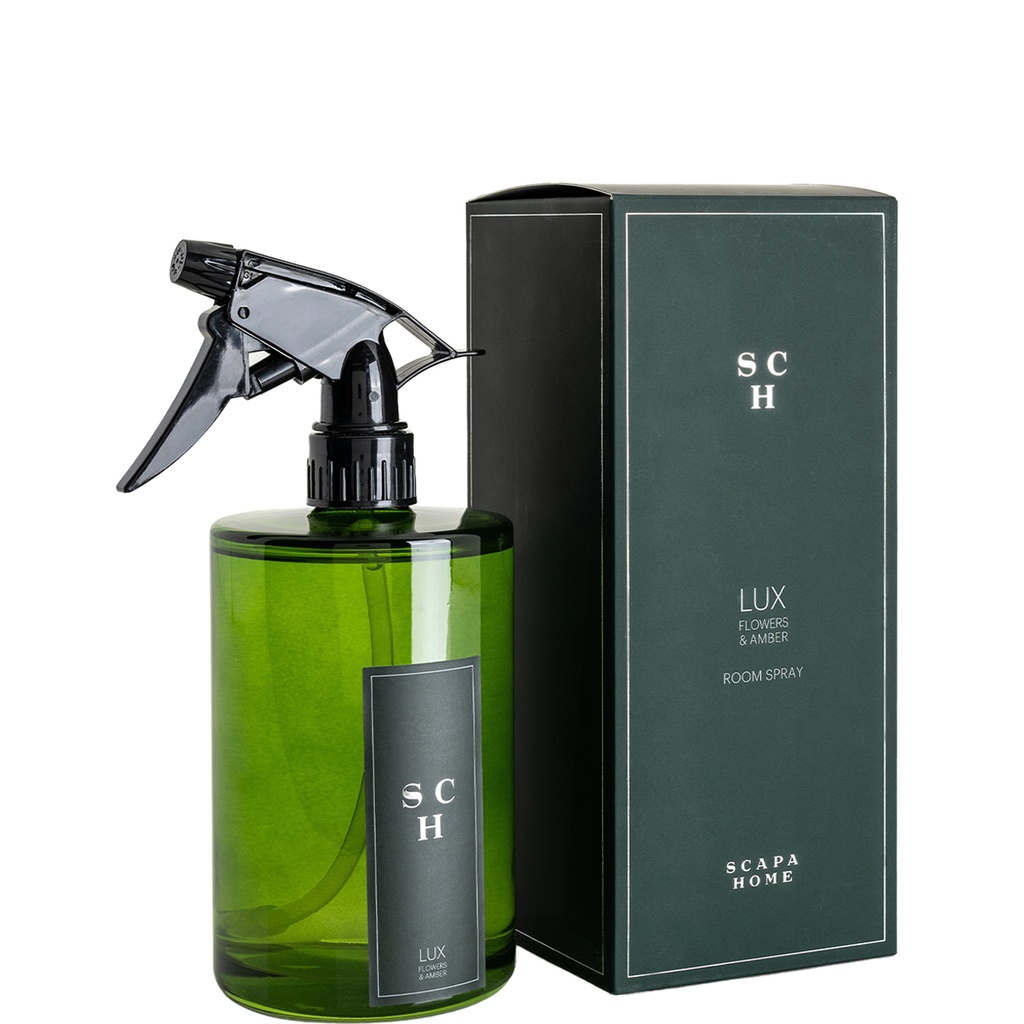 Roomspray 500ml glass - Flowers & Amber - Scapa Home LUX in case of 1