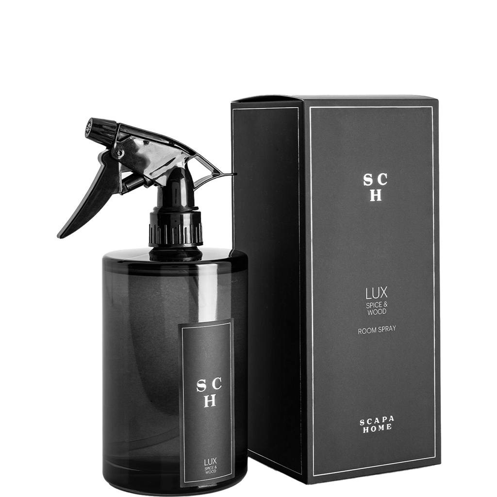 Roomspray 500ml glass - Spice & Wood - Scapa Home LUX in case of 1