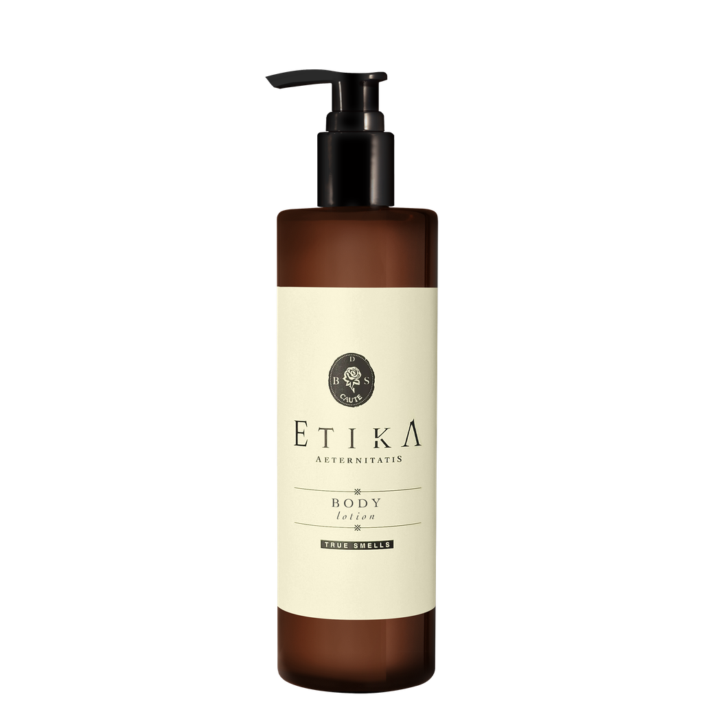 Body lotion in 400ml snap-on bottle | Etika Aeternitatis in case of 24