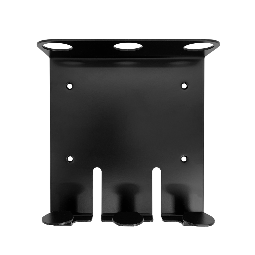 Black triple metal holder for 400ml bottle - 1 piece in case of 1