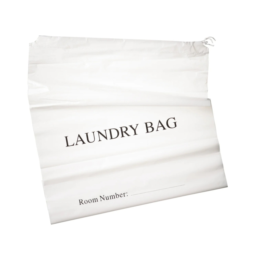 Plastic laundry bag in case of 500
