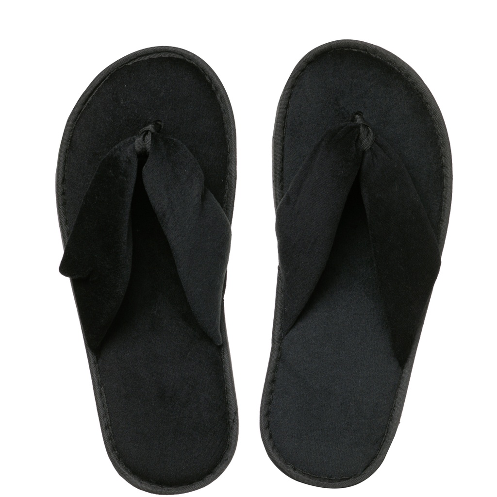 Black flip flop - Bath slipper in case of 100
