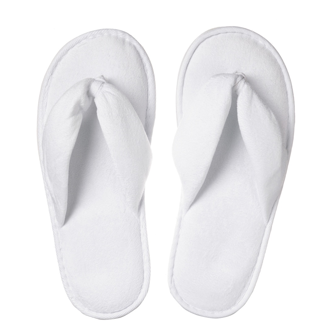 White flip flop - Bath slipper in case of 100