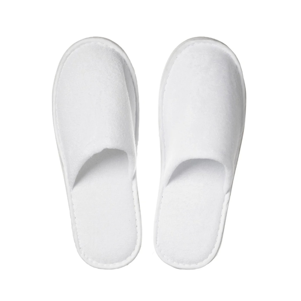 White closed toe - Bath slipper in case of 100