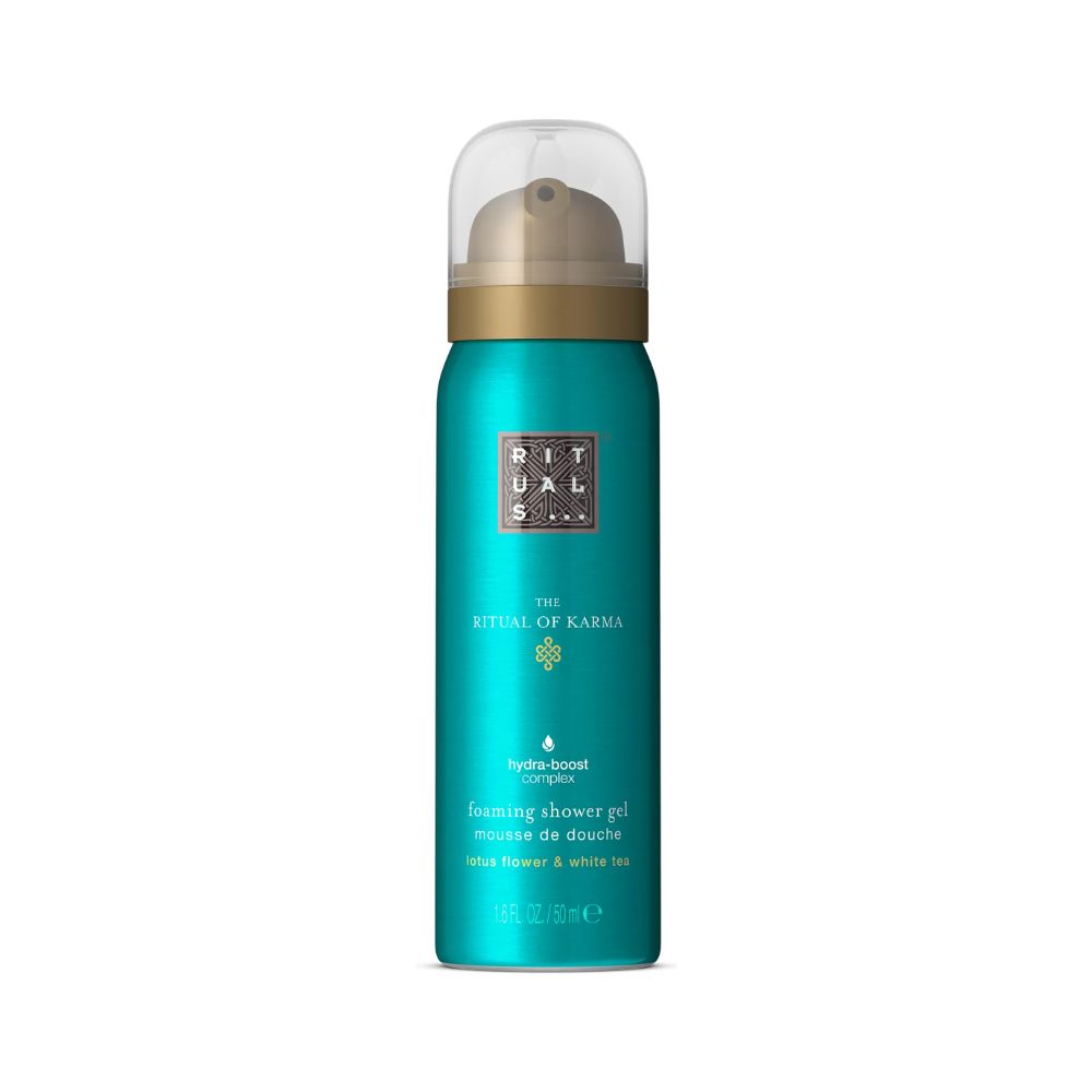 The Ritual of Karma Foaming Shower Gel 50ml in case of 60 