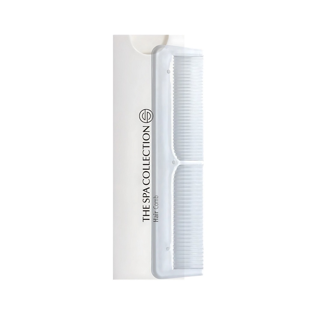 Comb in white sleeve - The Spa Collection in case of 1000