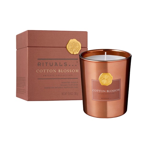 [1122016 rit] Cotton Blossom Scented Candle 360g in case of 6