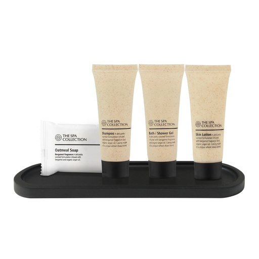 [2047001] Bath and shower gel - The Spa Collection Bergamot 30ml wheatstraw tube in case of 300