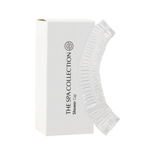 [1038008] Showercap in white paper box - The Spa Collection in case of 500