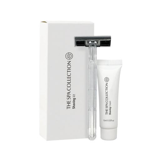 [1038112.01] Shaving set in white paper box - The Spa Collection in case of 250