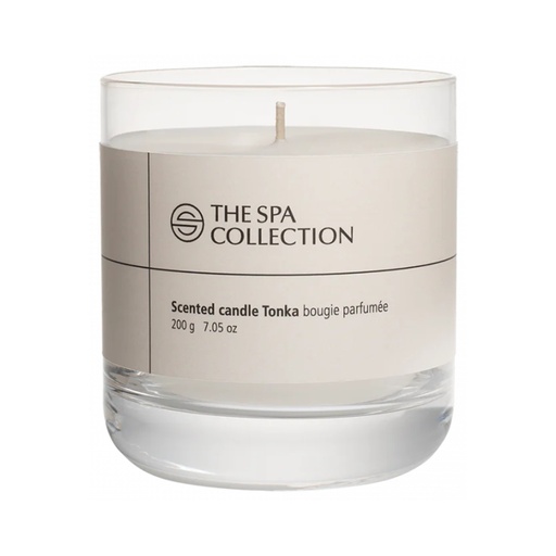 [1038121.4] Glass candle 200 gram - The Spa Collection in case of 6