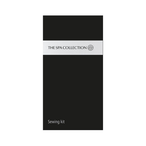 [2085010] Sewing kit in black paper box - The Spa Collection in case of 500