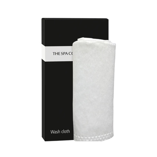 [2085046] Washcloth in black paper box - The Spa Collection in case of 500