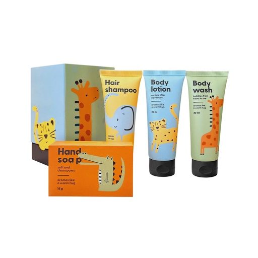 [1020011] Bly kids box | 3x 30ml + 1x 15 gram incl. puzzles in case of 100