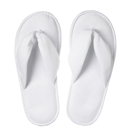 [7517016.02] White flip flop - Bath slipper in case of 100