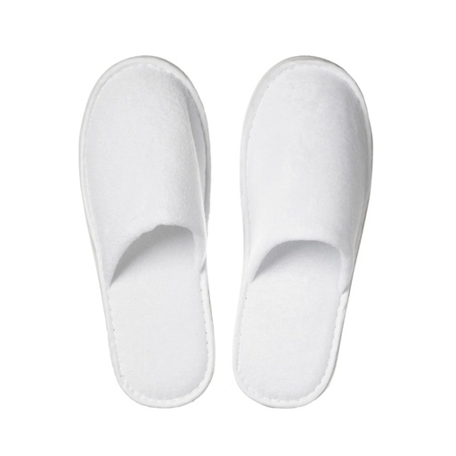 [7517021.01] White closed toe - Bath slipper in case of 100