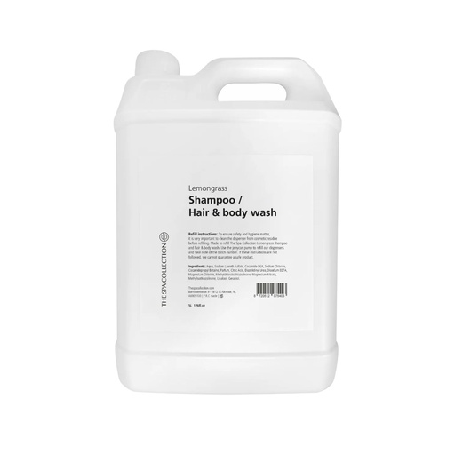 [6905100.05] Lemongrass shampoo/hair & body wash - 5 liter jerrycan in case of 2